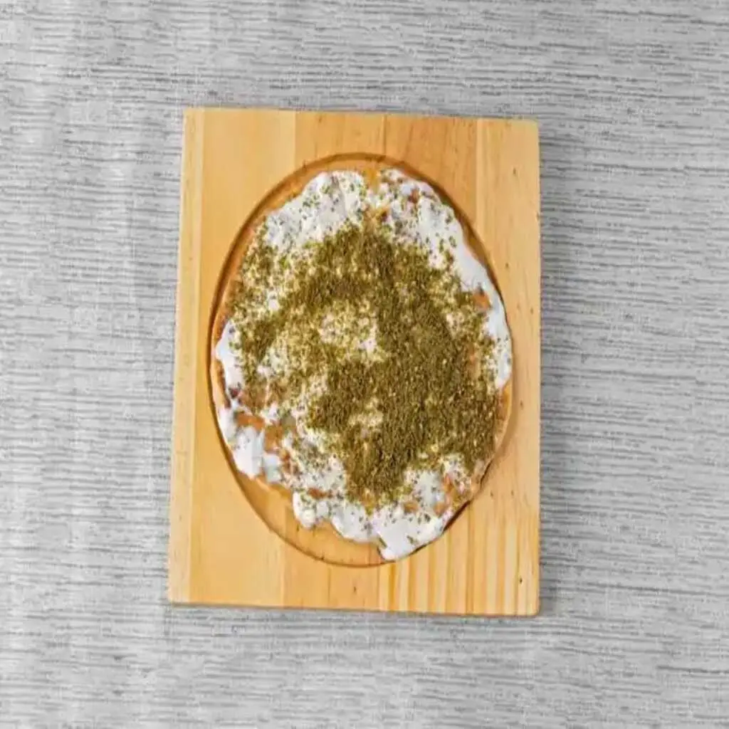 Mutabbaq With Labneh And Thyme